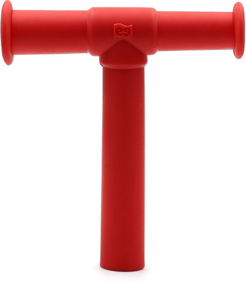 SpeechGears Oro-Tube A chewing tube for Speech, Feeding and Sensory Integration Teether(Red And Yellow)
