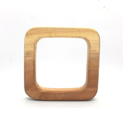 REVA Neem wood teether toy square ring 1 Teether(wooden)