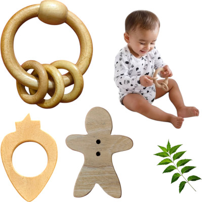 Aditya Creation For Baby 6 month to 15 month Antifungal and Antibacterial Teether and Feeder(Yellow)