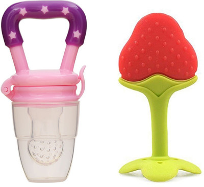 smilykid Soother_Nibbler Soother25 Teether and Feeder(Multicolor)