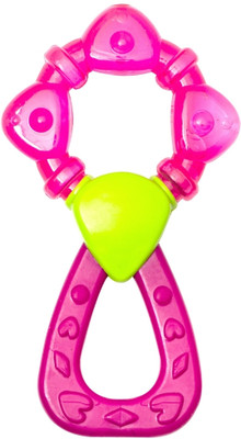 Adore Luscious 2 in 1 Water Teether- Flower Teether(Pink)