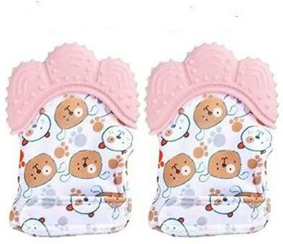 Bishakha Mittens Teether Teether(Pink)