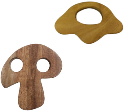 Naari Mart Neem Wooden Teether Combo For Kids First Toy Teether(Brown)