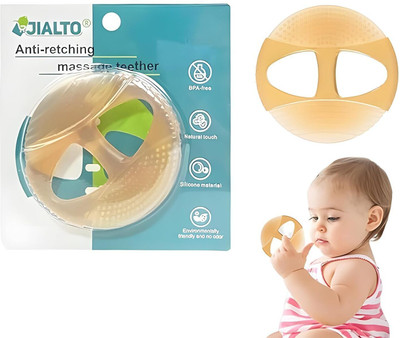eshopy Baby Teething Toys For Newborn Infants Teether and Feeder(Yellow)
