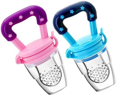 smilykid New_Nibbler Soother142 Feeder(Blue, Pink)