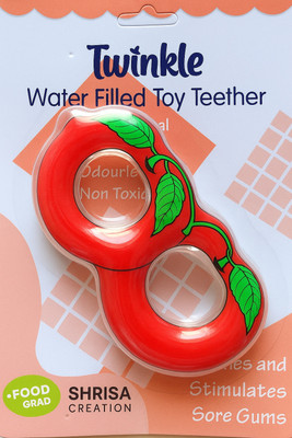 shrisa creation Water Filled Toy for baby Teether(Red)