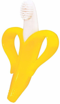 Chicbunny Banana Massaging Toothbrush And Teether Teether(Yellow)