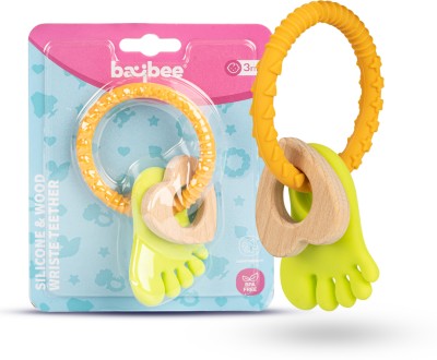 baybee Baby Rattles Teether Toys for Babies to sooth Their Gums for New-Born Infant Teether(Multicolor)