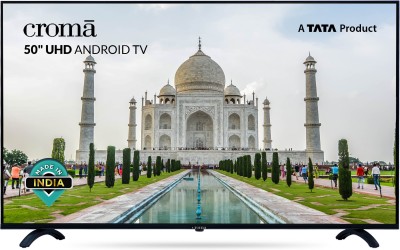 Croma 127 cm (50 inch) Ultra HD (4K) LED Smart Android TV(CREL050UOA024601)   TV  (Croma)