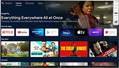 109 cm (43 inch) QLED Ultra HD (4K) Smart Google TV with Dolby Vision,Karaoke Version(43QX600G)