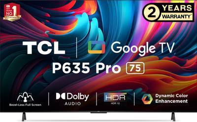 TCL 189 cm (75 inch) Ultra HD (4K) LED Smart Google TV