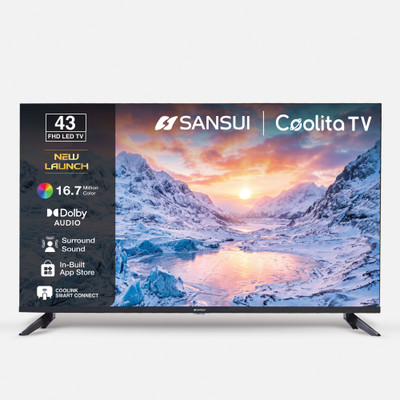 109 cm (43 inch) Full HD LED Smart Coolita TV(JSWD43CSFHD)