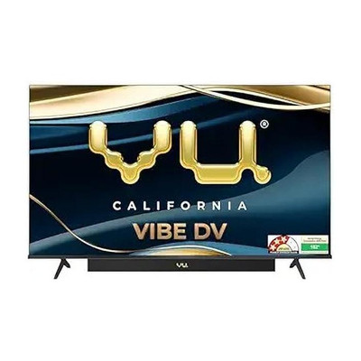 Vu 2025 Vibe DV 139 cm (55 inch) QLED Ultra HD (4K) Smart Google TV with 88 Watts Sound | 400 Nits Brightness| 3 Years Warranty(55 Vibe DV)