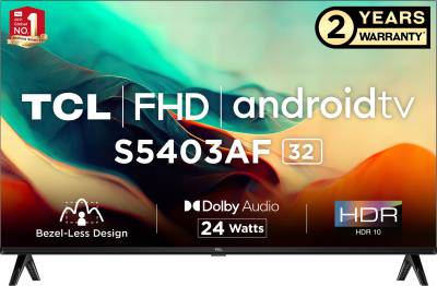 TCL 80.04 cm (32 inch) Full HD LED Smart Android TV