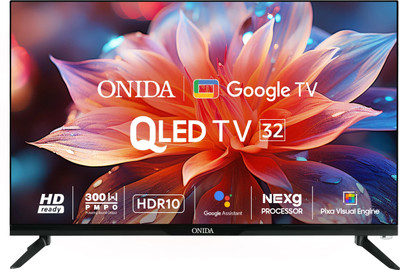 ONIDA 80 cm (32 inch) QLED HD Ready Smart Google TV(QZ32HI)
