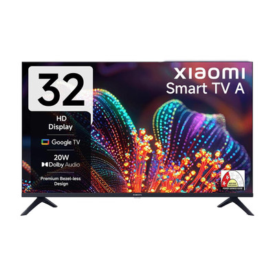 XIAOMI A 80 cm (32 inch) HD Ready LED Smart Google TV with 200+ Free Channels | HDR 10 | Dolby Audio | Premium Metal Bezel-less Design | DTS X | DTS Virtual: X | Mi TV(L32MB-AIN)