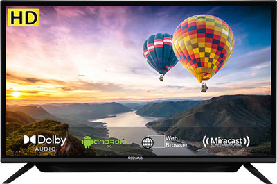 Ossywud OSOM32TVSMR 80 cm (32 inch) HD Ready LED Smart Android Based TV with HDR 10 Dolby Audio & CloudTV (OSOM32TVSMR)