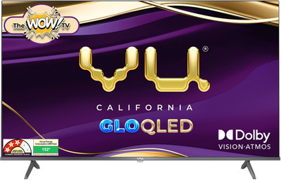 Vu GloQLED 126 cm (50 inch) QLED Ultra HD (4K) Smart Google TV 2025 Edition(50GLOQLED25)