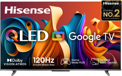 Hisense U6K 139 cm (55 inch) QLED Ultra HD (4K) Smart Google TV With Full Array Local Dimming, Hands Free Voice Control, Dolby Vision and Atmos (55U6K)(55U6K) Hisense U6K 139 cm (55 inch) QLED Ultra HD (4K) Smart Google TV With Full Array Local Dimming, Hands Free Voice Control, Dolby Vision and Atmos (55U6K)(55U6K)