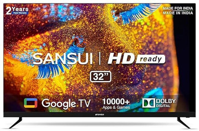 Sansui 80 cm (32 inch) HD Ready LED Smart Google TV((JSWY32GSHD))