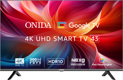ONIDA 108 cm (43 inch) Ultra HD (4K) LED Smart Google TV(43UZI)