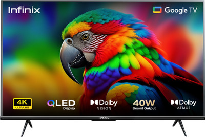 Infinix 140 cm (55 inch) QLED Ultra HD (4K) Smart Google TV(55GU1Q/55GU3Q)
