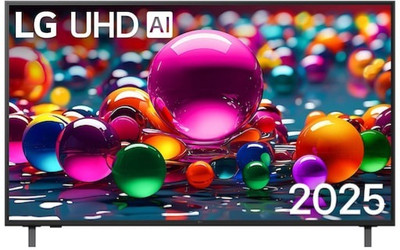 LG 55UA83506LA 139 cm (55 inch) Ultra HD (4K) LED Smart WebOS TV with α7 AI Processor Gen8 (Virtual 9.1.2 Up-mix), 4K Super Upscaling, Dynamic Tone Mapping, 10 Picture Mode, Clear Voice Pro, Simultaneous Audio Output, Bluetooth Surround Ready, FILMMAKER MODE™, 2.0 Channel with Dolby Atmos 2025(55UA8