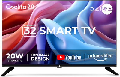 Daiwa 80 cm (32 inch) HD Ready LED Smart Linux TV with YouTube, Prime Video and Eyecare Mode(D32H1COC)