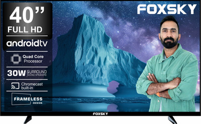 Foxsky 102 cm (40 inch) Full HD LED Smart Android TV(40FSFHS)
