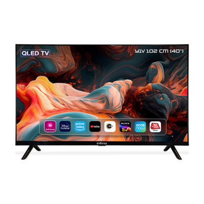 Infinix Y-Series 102 cm (40 inch) QLED Full HD Smart Linux TV with wall mount(40Y1V/40Y1VE/40Y1VA)