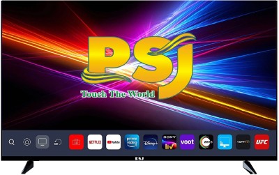PSJ Frameless 80 cm (32 inch) Full HD Curved LED Smart Android Based TV  (PSJ32FLS)