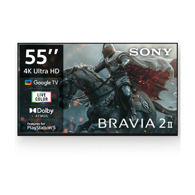 SONY BRAVIA 2 II 138.8 cm (55 inch) Ultra HD (4K) LED Smart Google TV(K-55S25EM2)