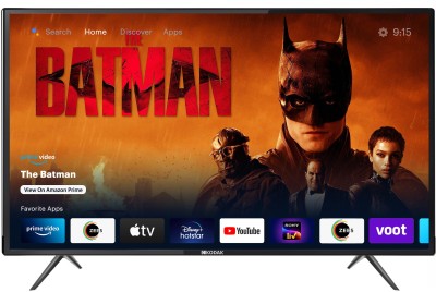View KODAK 7XPRO Series 108 cm (43 inch) Full HD LED Smart Android TV(43FHDX7XPRO)  Price Online