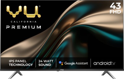 Vu Premium TV 108 cm (43 inch) Full HD LED Smart Android TV(43GA-Android)