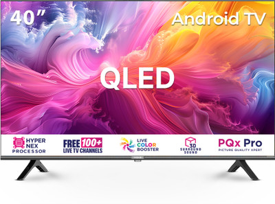 VOIR Core 100 cm (40 inch) QLED HD Ready Smart Android TV with HD Ready QLED TV(VTQ40CF2EB) deal from flipkart