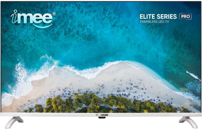 iMEE ElitePro 109 cm (43 inch) Full HD LED Smart Android TV (43″ ELITE SERIES SMART PRO FRAMELESS LED TV-Pearl White)