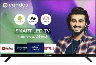 Candes 60 cm (24 inch) HD Ready LED Smart Android TV(PC24S001 Frameless) (Candes) Delhi Buy Online
