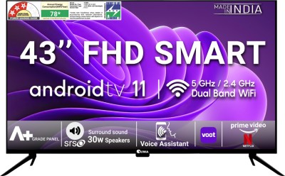 View Yuwa FL Series 109 cm (43 inch) Full HD LED Smart Android Based TV(Y-43S- FL)  Price Online