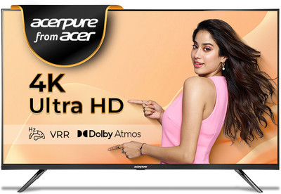 acerpure TV by Acer (2024 Series) 108 cm (43 inch) Ultra HD (4K) LED Smart Google TV with Bezel-Less | Google OS | VRR | ALLM | Dolby ATMOS(AP43UG51ASFTD)