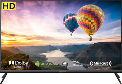 Ossywud OSOM32TVSBLVR 80 cm (32 inch) HD Ready LED Smart Android Based TV with HRD 10 Dolby Audio & CloudTV(OSOM32TVSBLVR)   TV  (Ossywud)