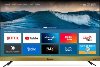 View Dyanora OMEGA 165 cm (65 inch) Ultra HD (4K) LED Smart Android TV with HDR 10, 60 Watt Dolby Surround Sound, Ultra Thin Frameless Design(DY-LD65U2S-001)  Price Online