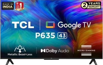 TCL 43P635 108 cm (43 inch) Ultra HD (4K) LED Smart Google TV