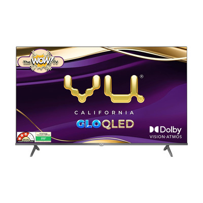 Vu GloQLED 164 cm (65 inch) QLED Ultra HD (4K) Smart Google TV(65GLOQLED25)