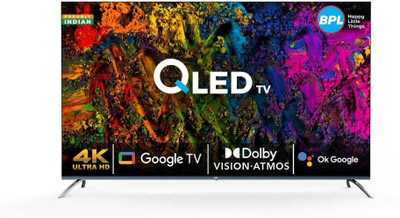 BPL 165.1 cm (65 inch) Ultra HD (4K) LED Smart Google TV 2025 Edition with LiveTV, Help, Netflix, PrimeVideo, Youtube, Google Playstore, MediaPlayer(65U-D5510)