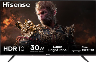 [With Bank offer] Hisense 80 cm (32 inch) Ultra HD (4K) LED Smart Google TV 2024 Edition(32E43N)
