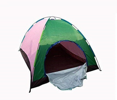 IRIS Portable Camping Tent - For 8 Persons(Green, Pink)