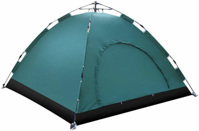 IRIS Portable Camping Automatic Tent - For 4 Persons(Green)