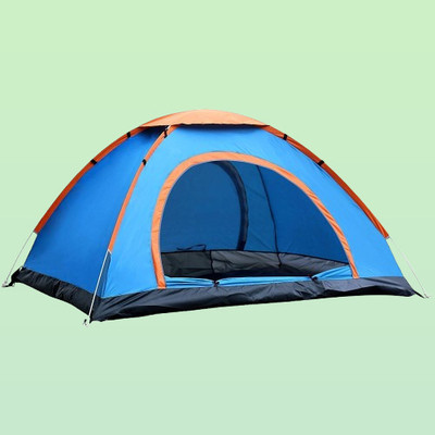Taynke 4-Person Outdoor Canopy – Hassle-Free Installation Open-Air Shelter Tent - For 4 persons(Multicolor)