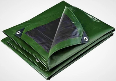 house of common Double Shade Black & Green Tent - For Heavy Dut(Green)