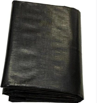 Bharatdecor TARPAULINE SHEET WATERPROOF COVER Tent - For PROTECT FROM UV RESISTANT,RAIN, 6 FEET X 9 FEET 250 GSM(Black)